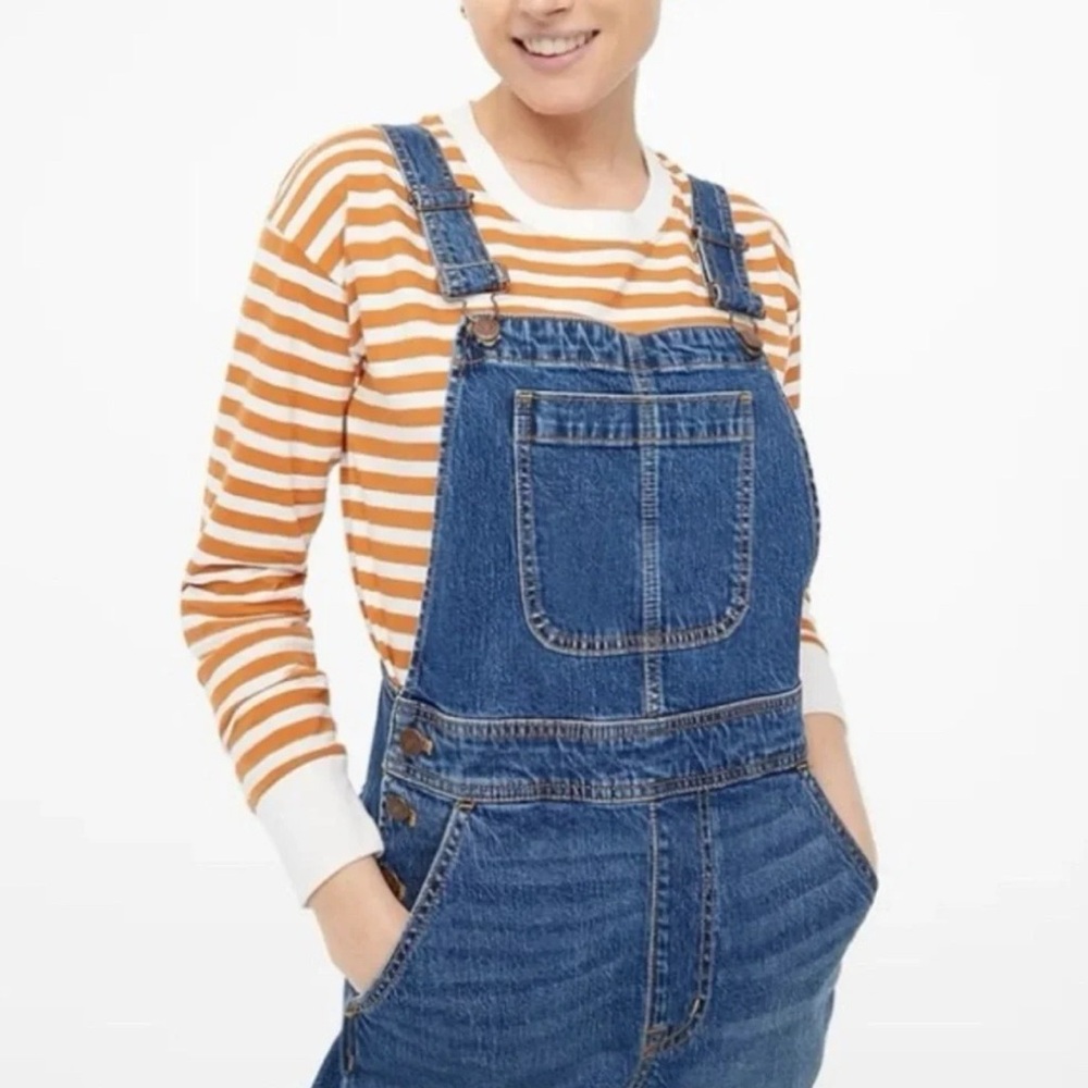Pre-Own ✨ J Crew Classic overalls in all-day stretch denim jumpsuit in blue